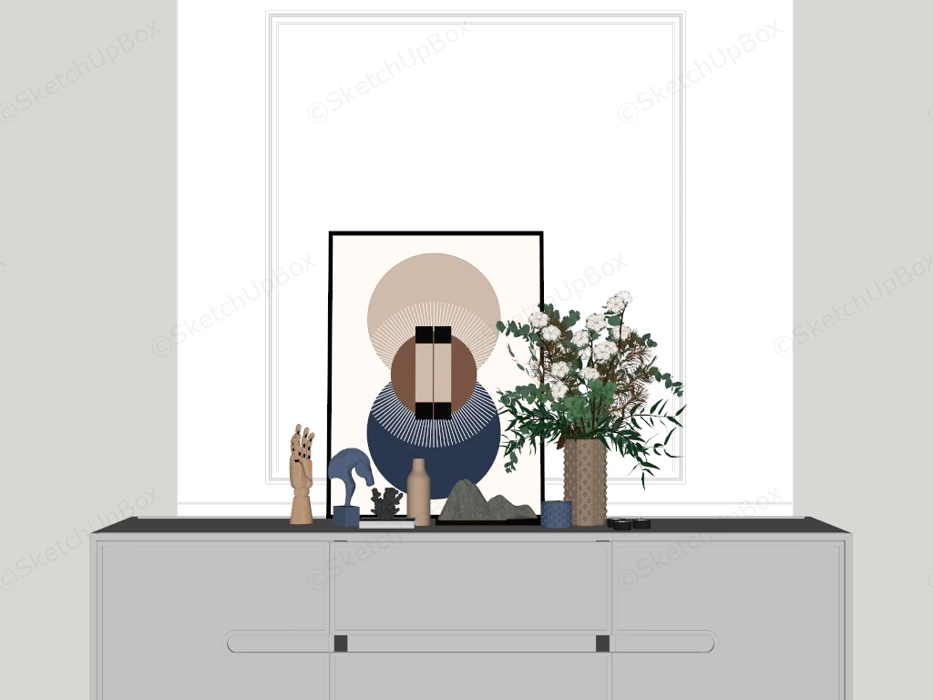 Home Decor Accents sketchup model preview - SketchupBox