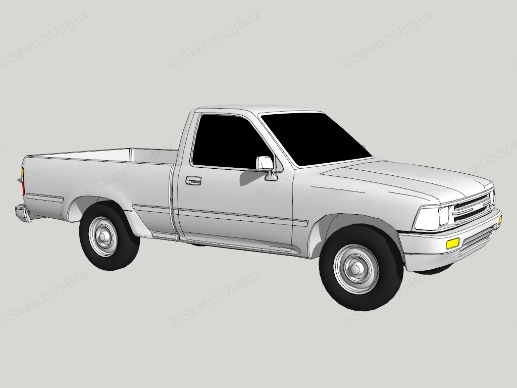 Toyota Tacoma sketchup model preview - SketchupBox