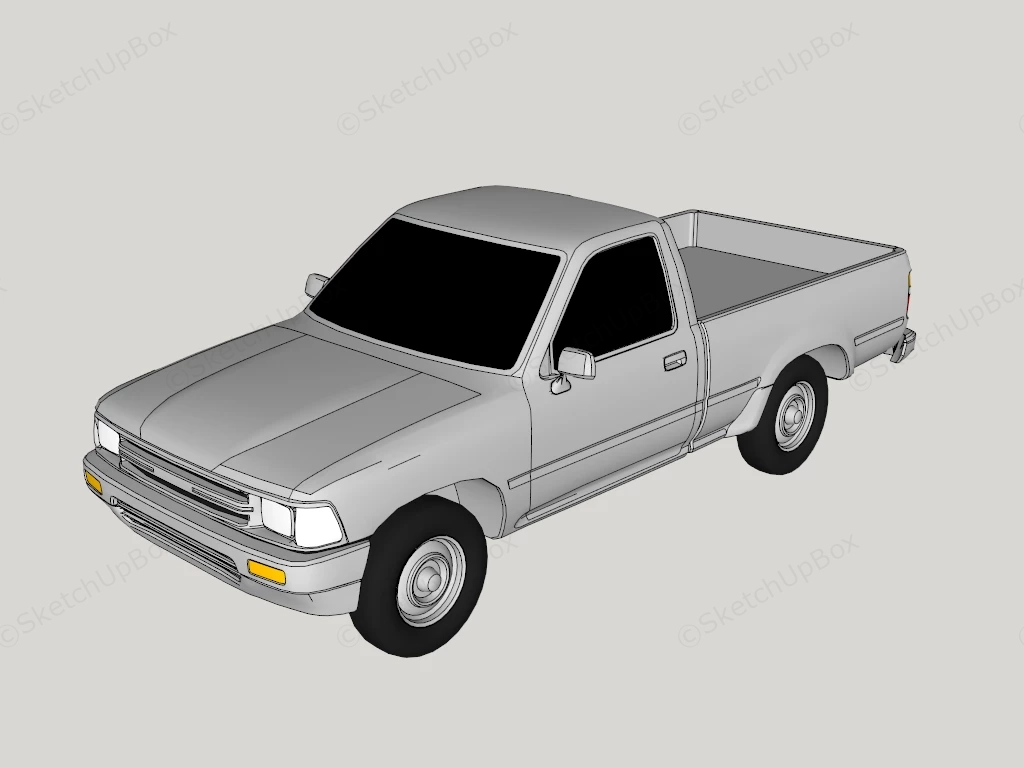 Toyota Tacoma sketchup model preview - SketchupBox
