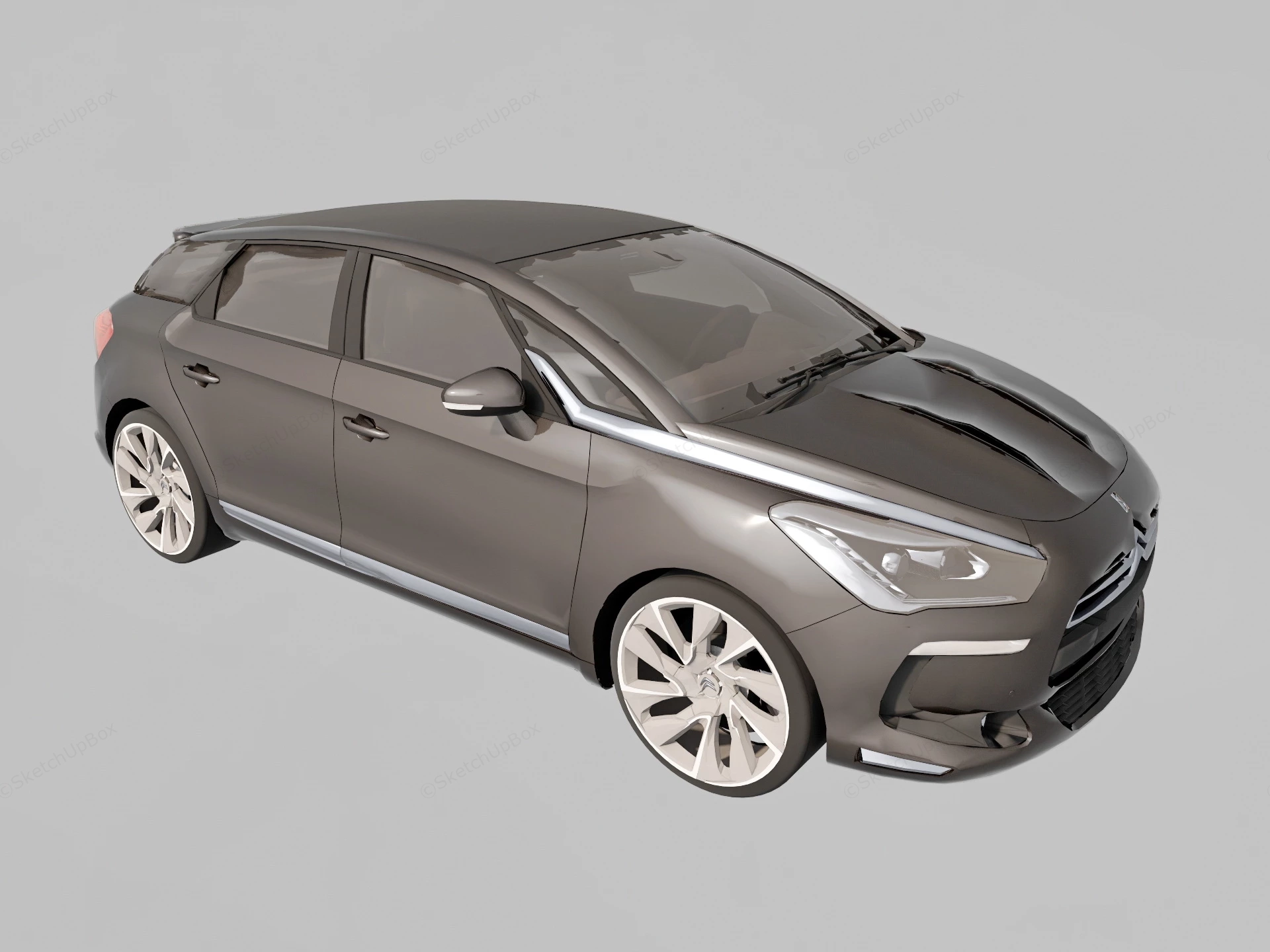 Citroen DS5 sketchup model preview - SketchupBox