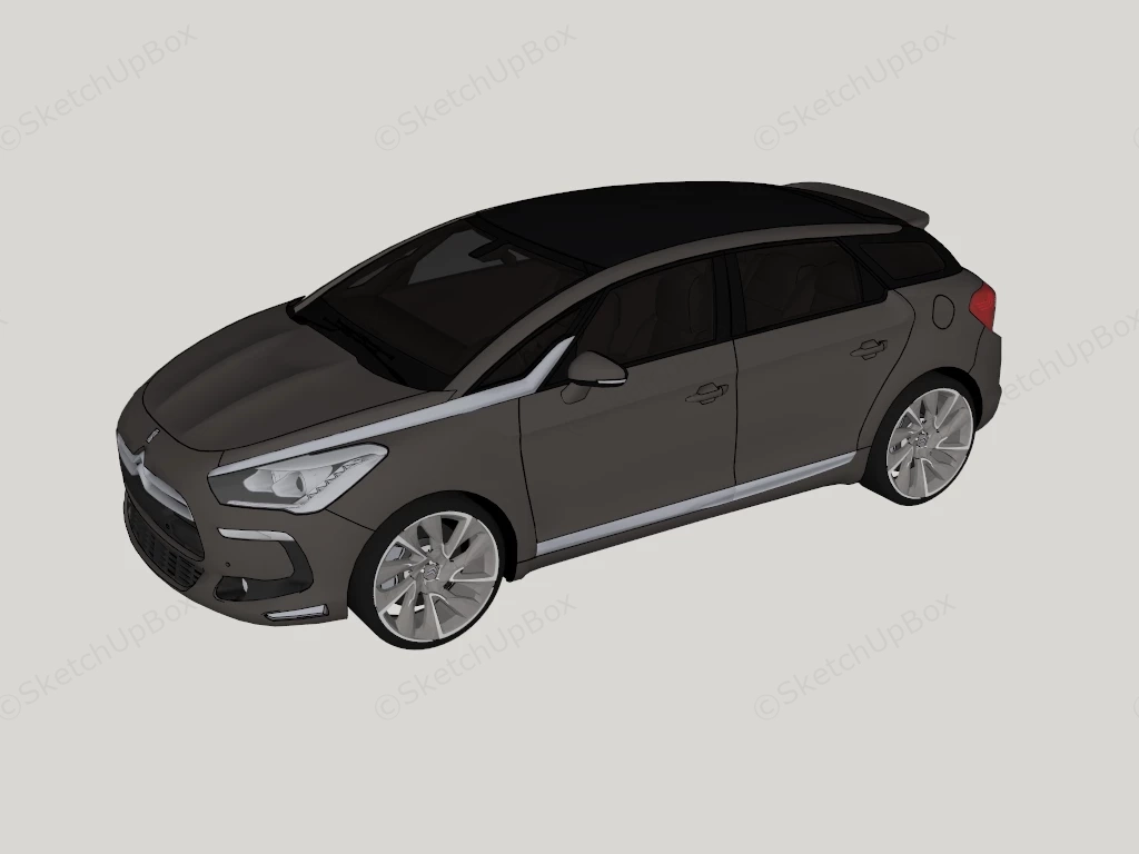Citroen DS5 sketchup model preview - SketchupBox