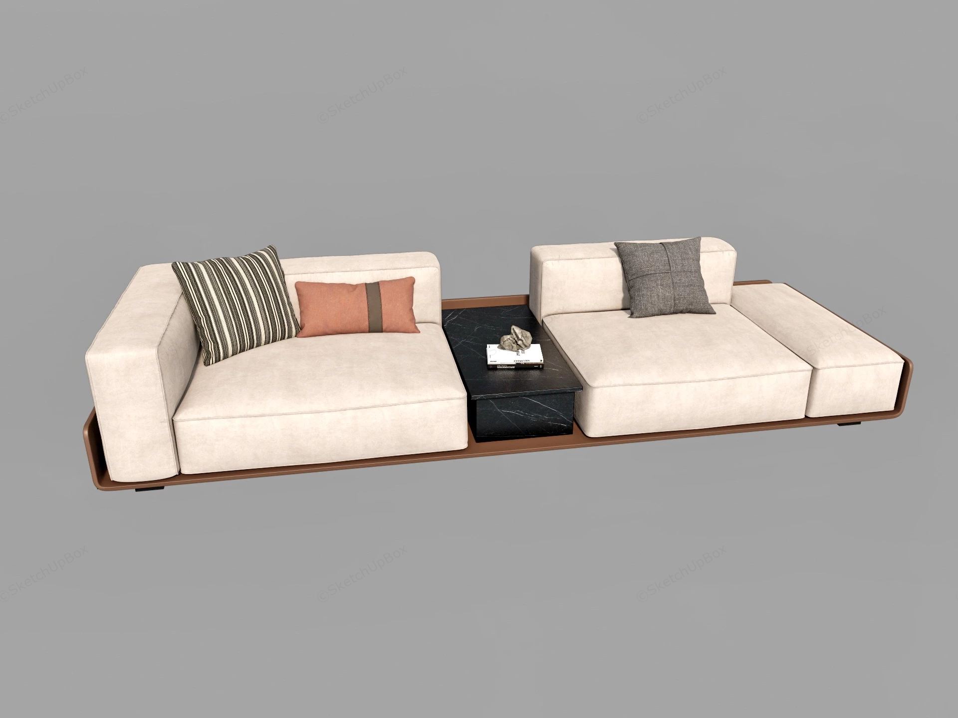 Luxury Lounge Sofa sketchup model preview - SketchupBox
