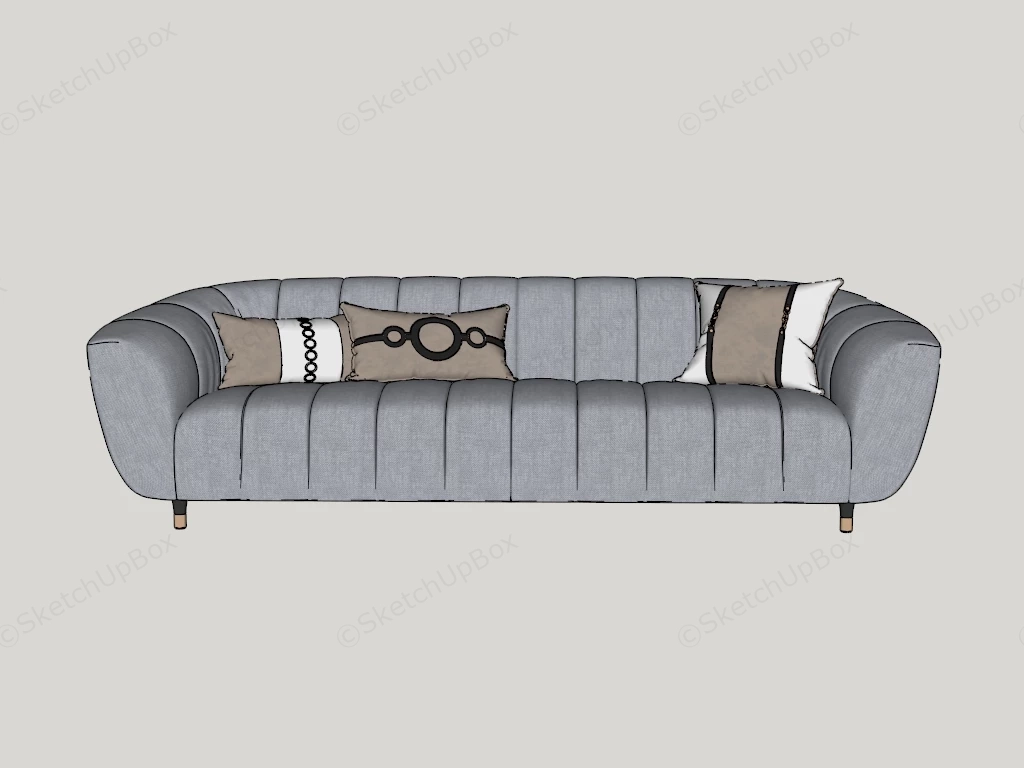 Modern Couch Design sketchup model preview - SketchupBox