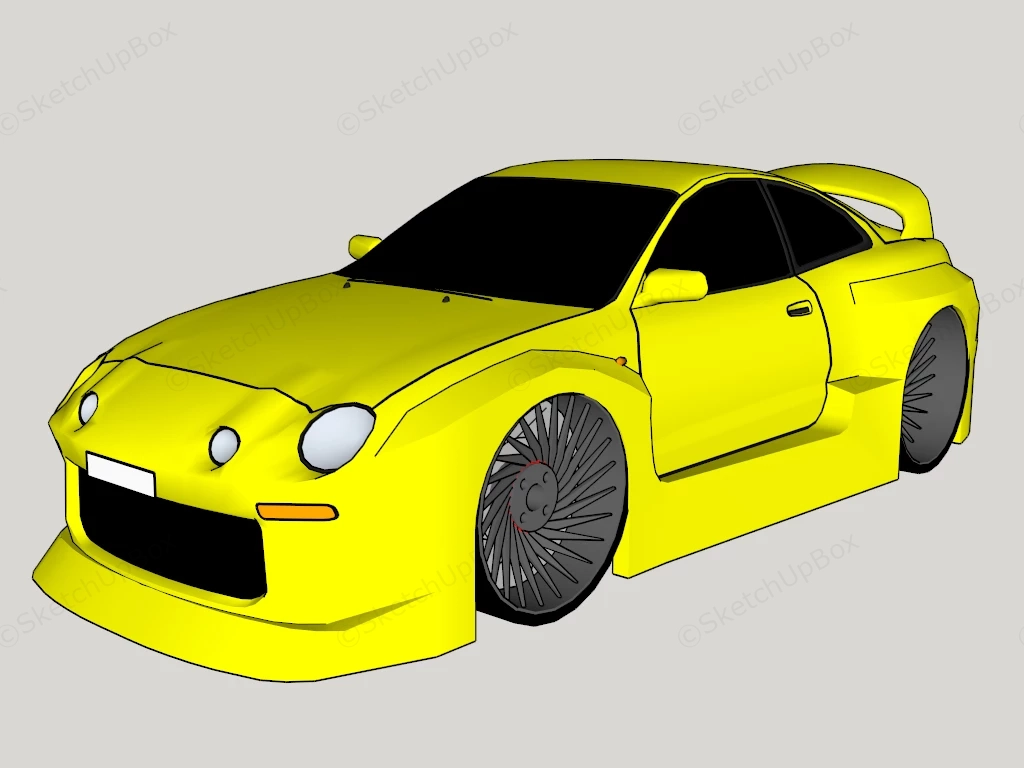 Vintage GT Coupe sketchup model preview - SketchupBox
