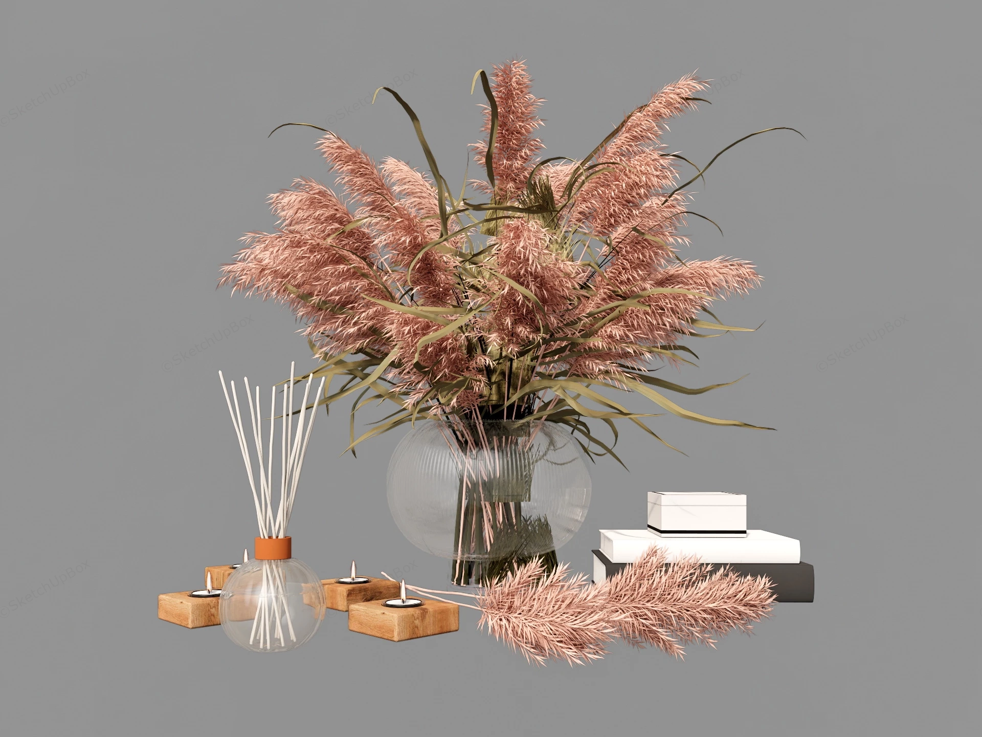 Decorative Reed Bouquet sketchup model preview - SketchupBox