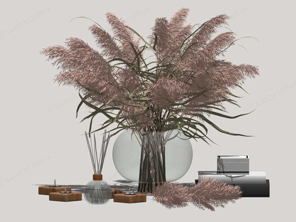 Decorative Reed Bouquet sketchup model preview - SketchupBox