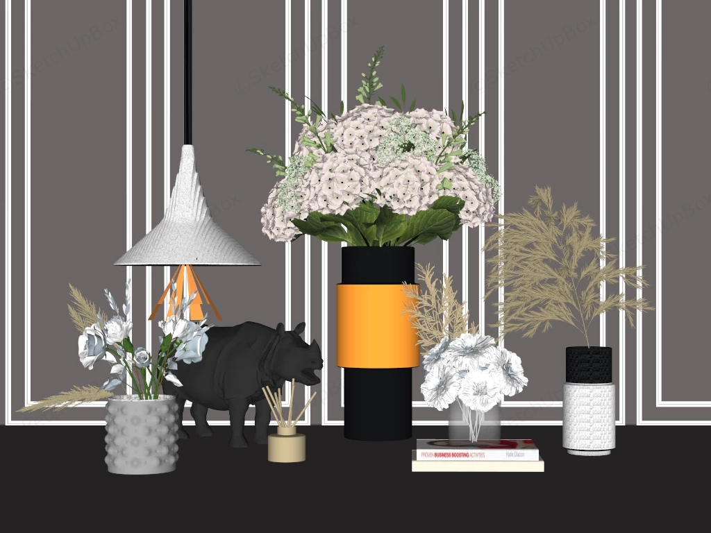 Accent Decor Home Accessories sketchup model preview - SketchupBox