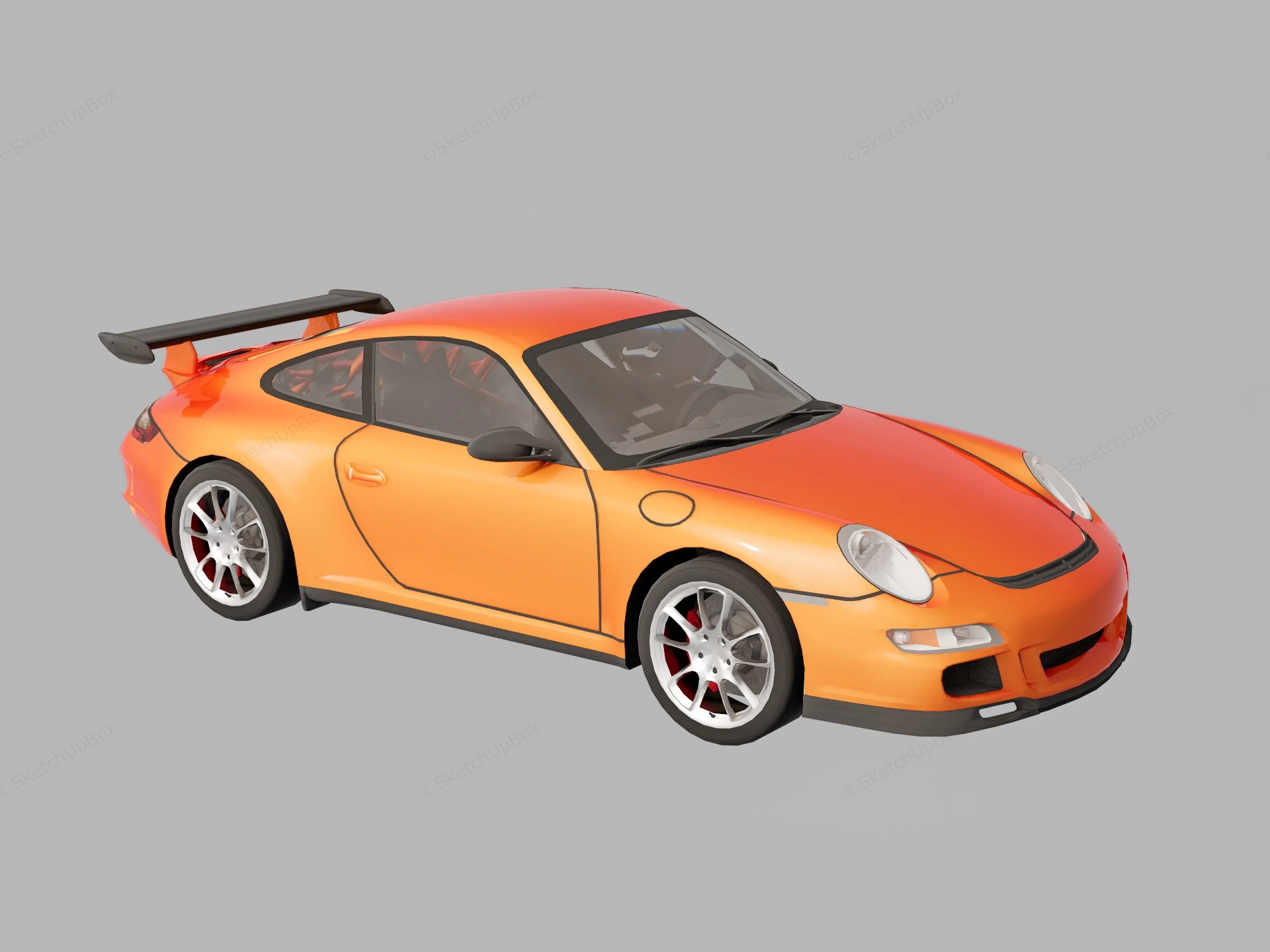 WRC Rally Car sketchup model preview - SketchupBox