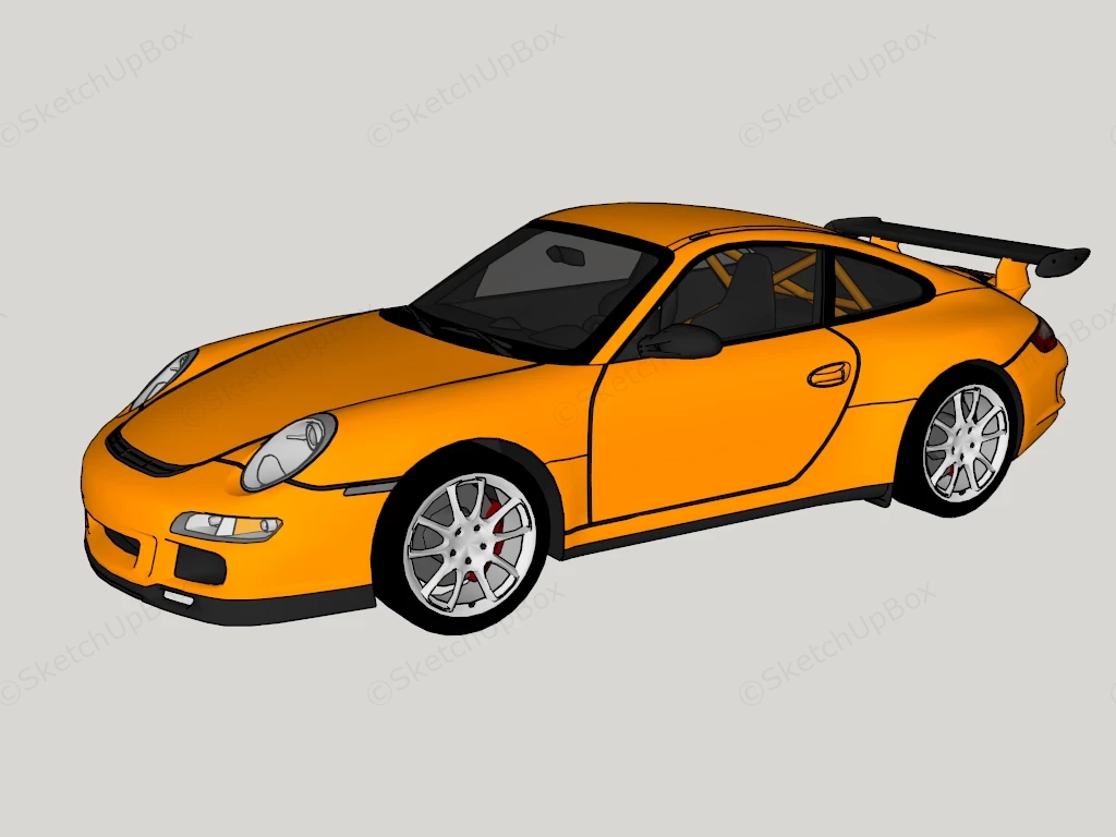 WRC Rally Car sketchup model preview - SketchupBox