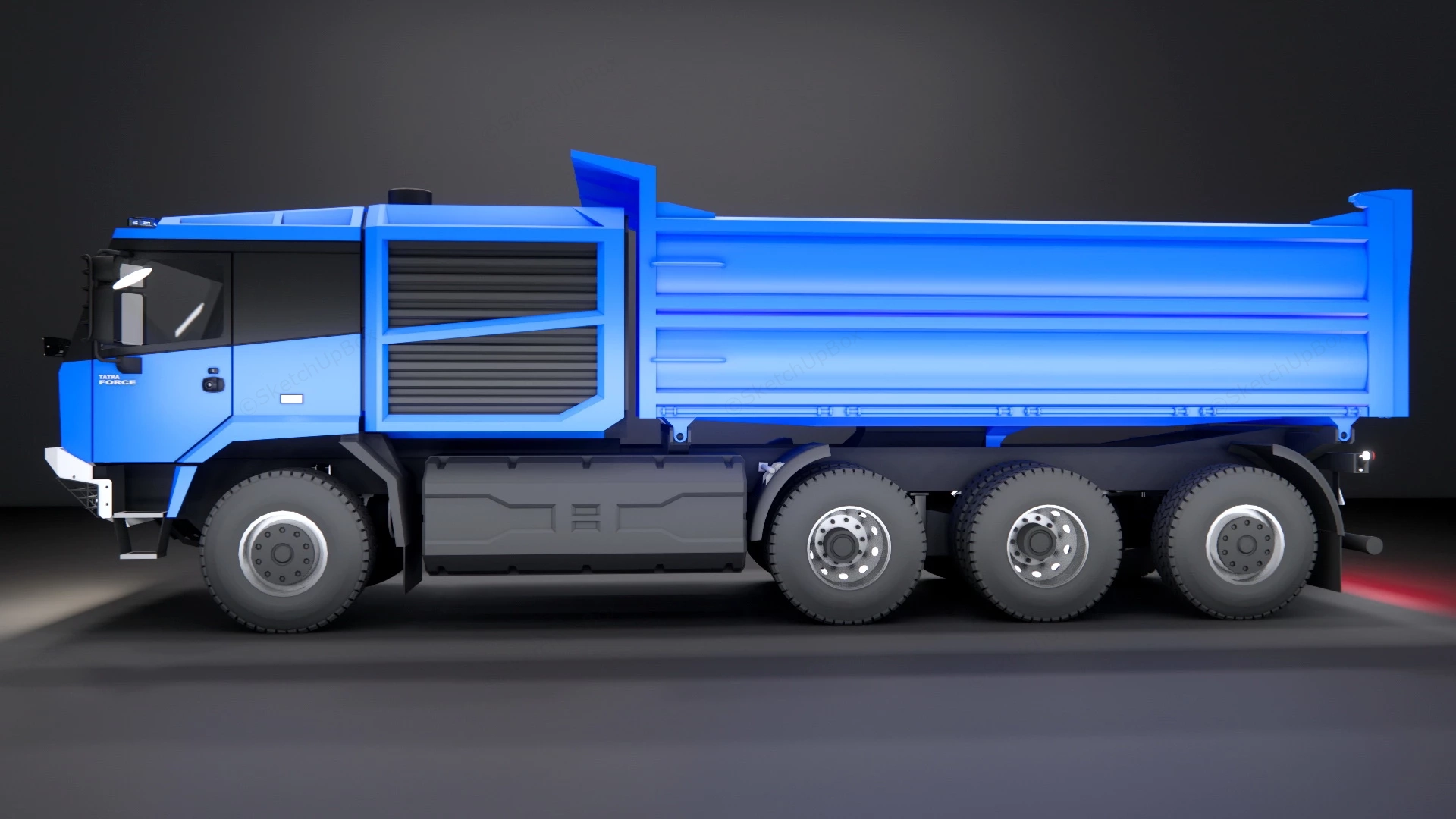 Tatra Force 8x8 Truck sketchup model preview - SketchupBox