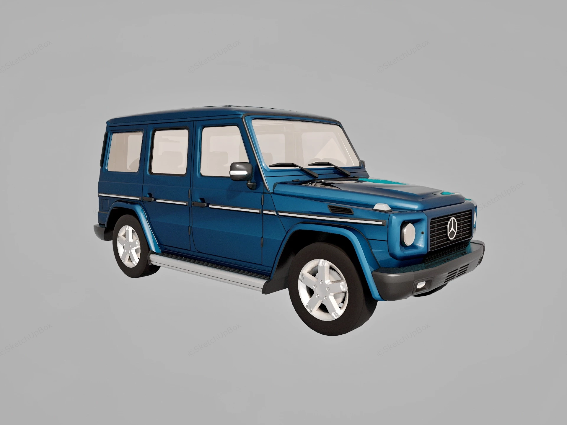 Mercedes Benz G500 sketchup model preview - SketchupBox