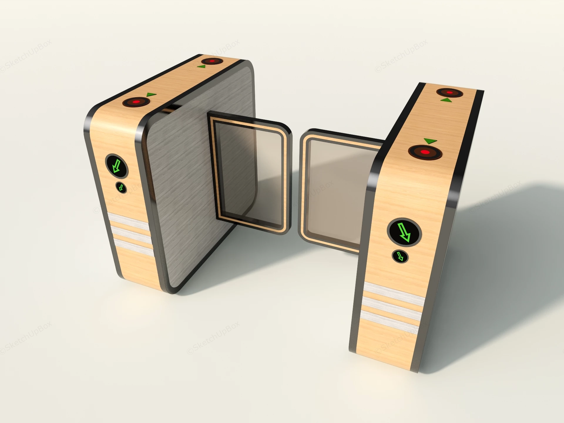 Turnstile Gate Design sketchup model preview - SketchupBox