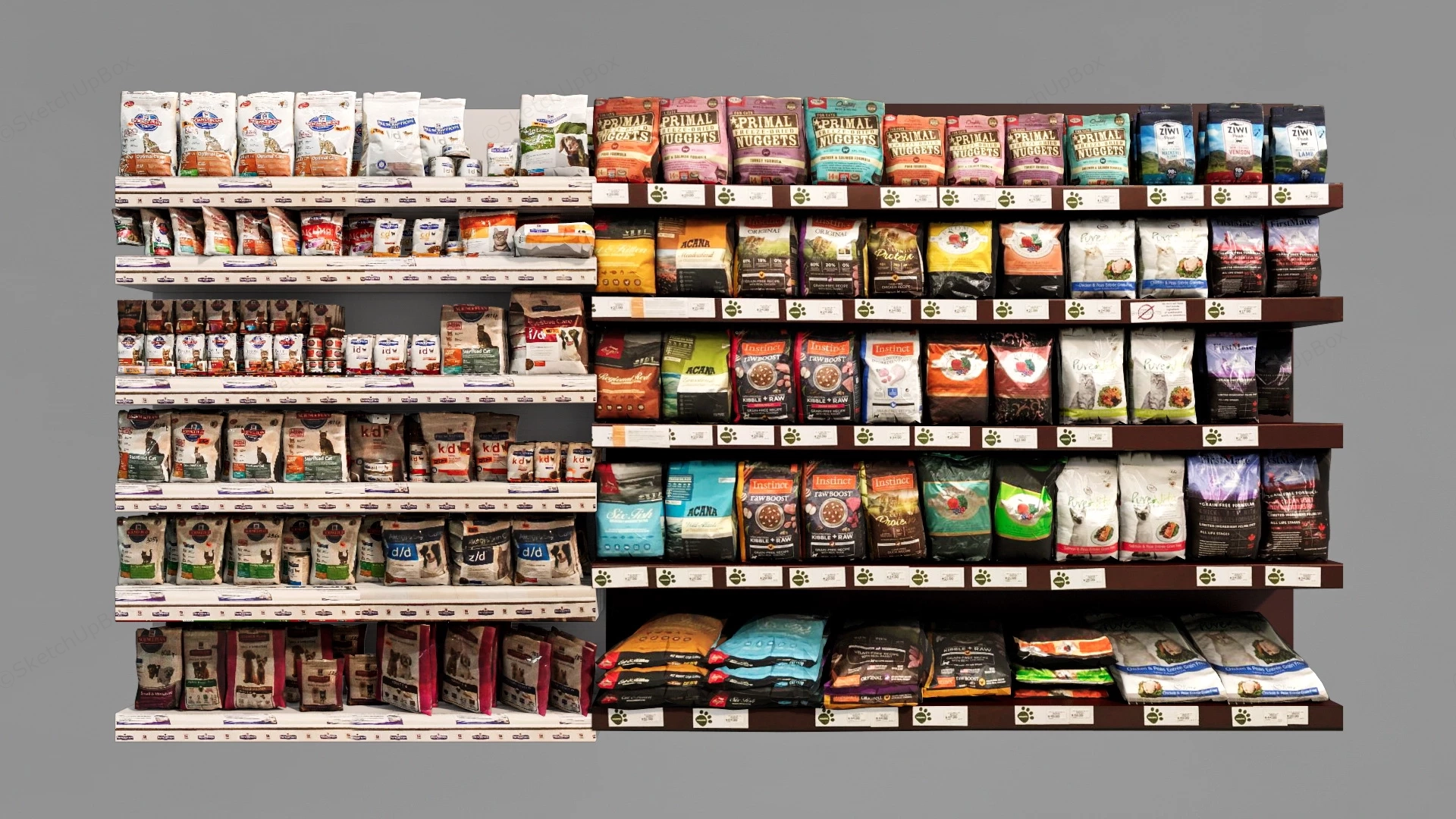 Pet Store Retail Display sketchup model preview - SketchupBox