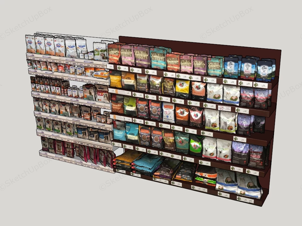 Pet Store Retail Display sketchup model preview - SketchupBox