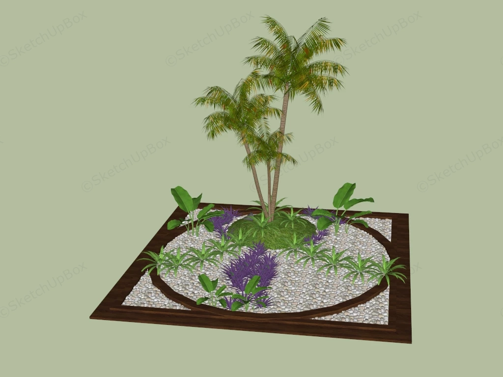 Ornamental Tree For Landscaping sketchup model preview - SketchupBox