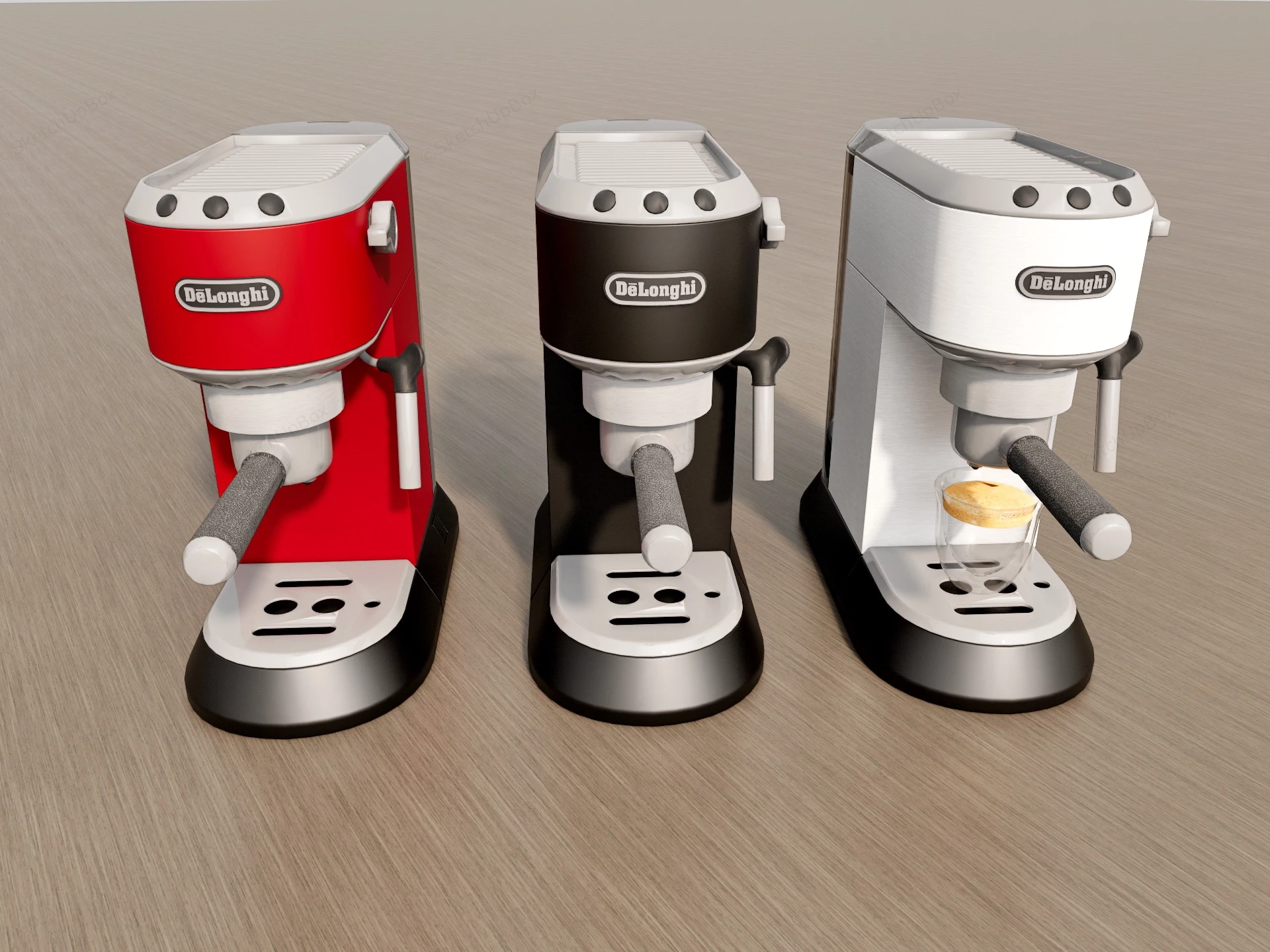 DeLonghi Coffee Machines sketchup model preview - SketchupBox