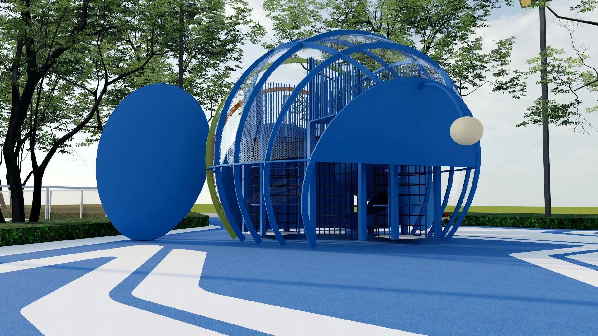 Elephant Playground sketchup model preview - SketchupBox
