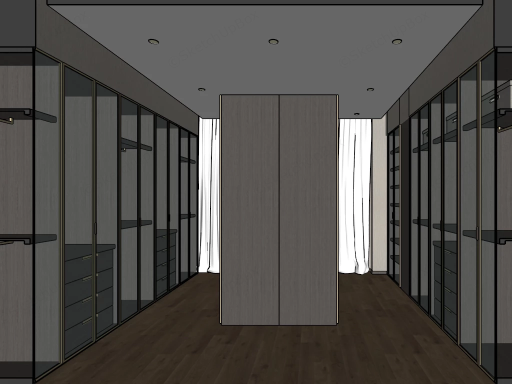 Home Dressing Room Ideas sketchup model preview - SketchupBox