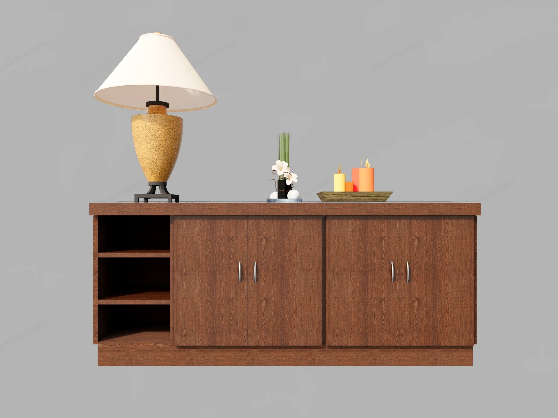 Dining Room Buffet sketchup model preview - SketchupBox