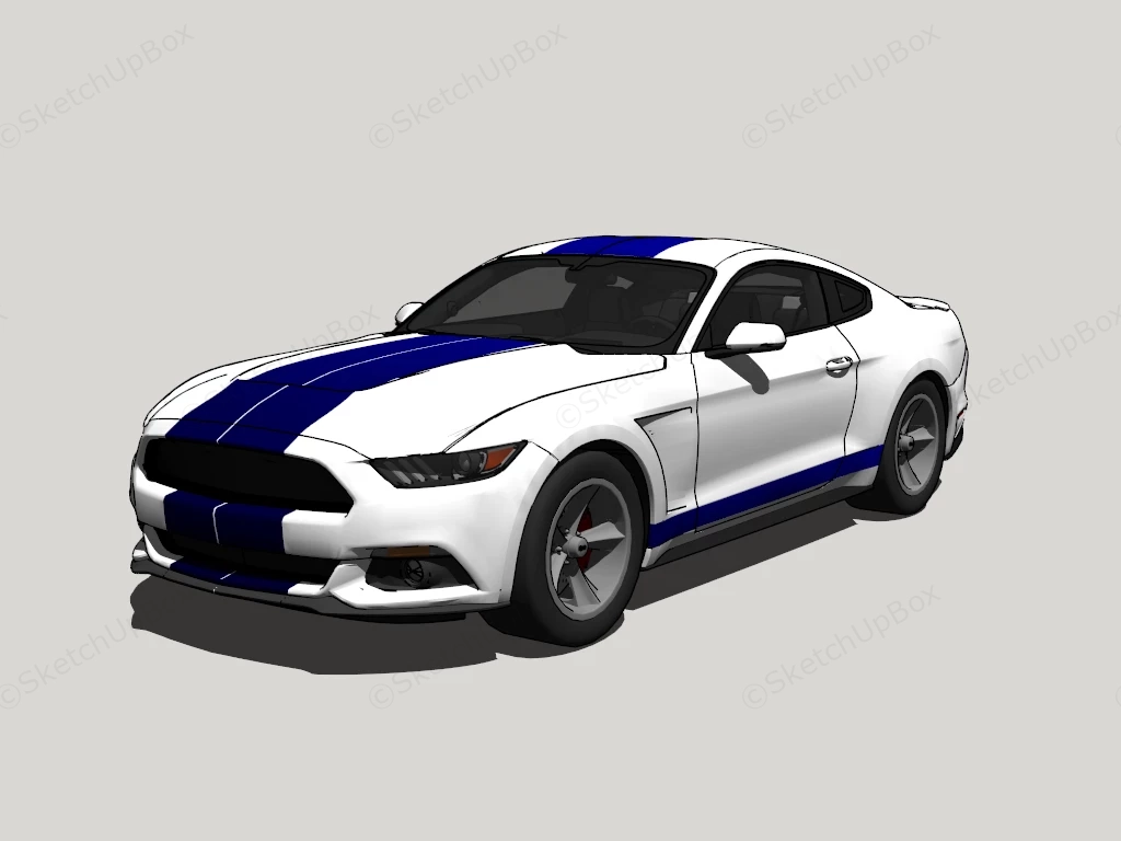 2015 Ford Shelby GT350 sketchup model preview - SketchupBox