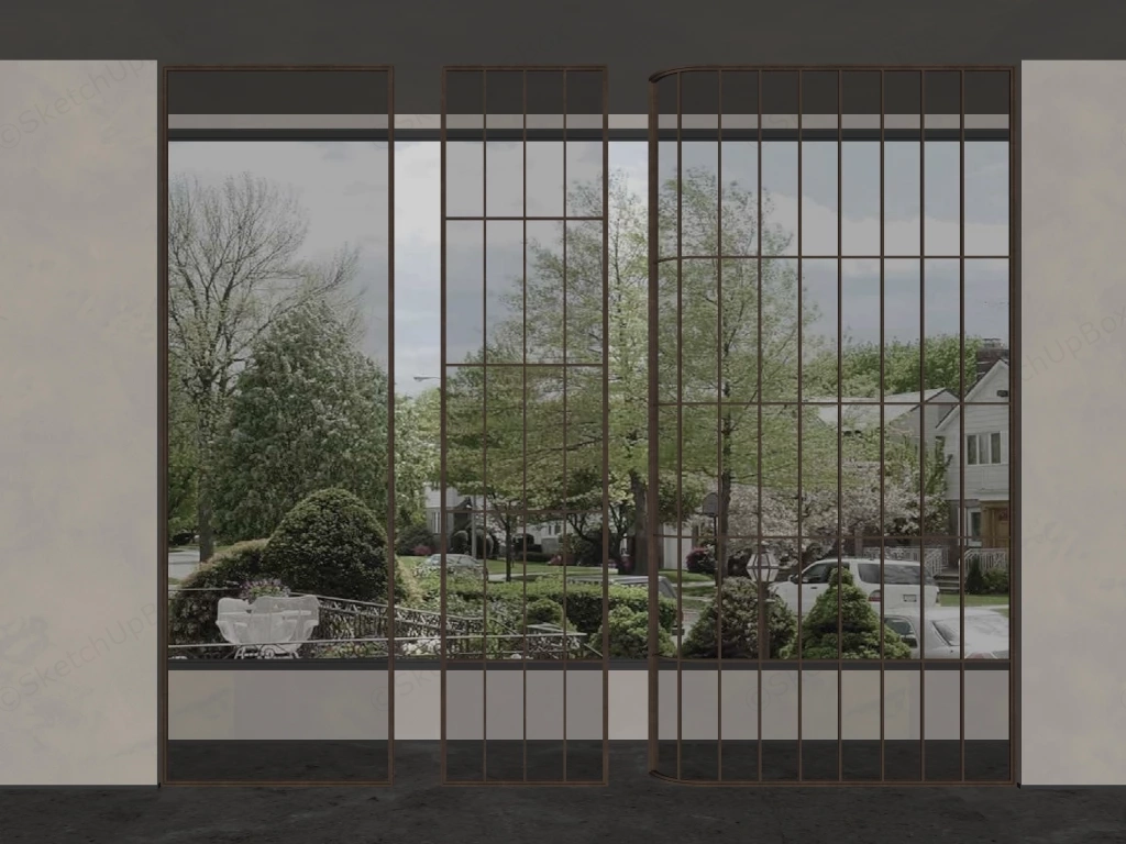 Stained Glass Room Dividers sketchup model preview - SketchupBox