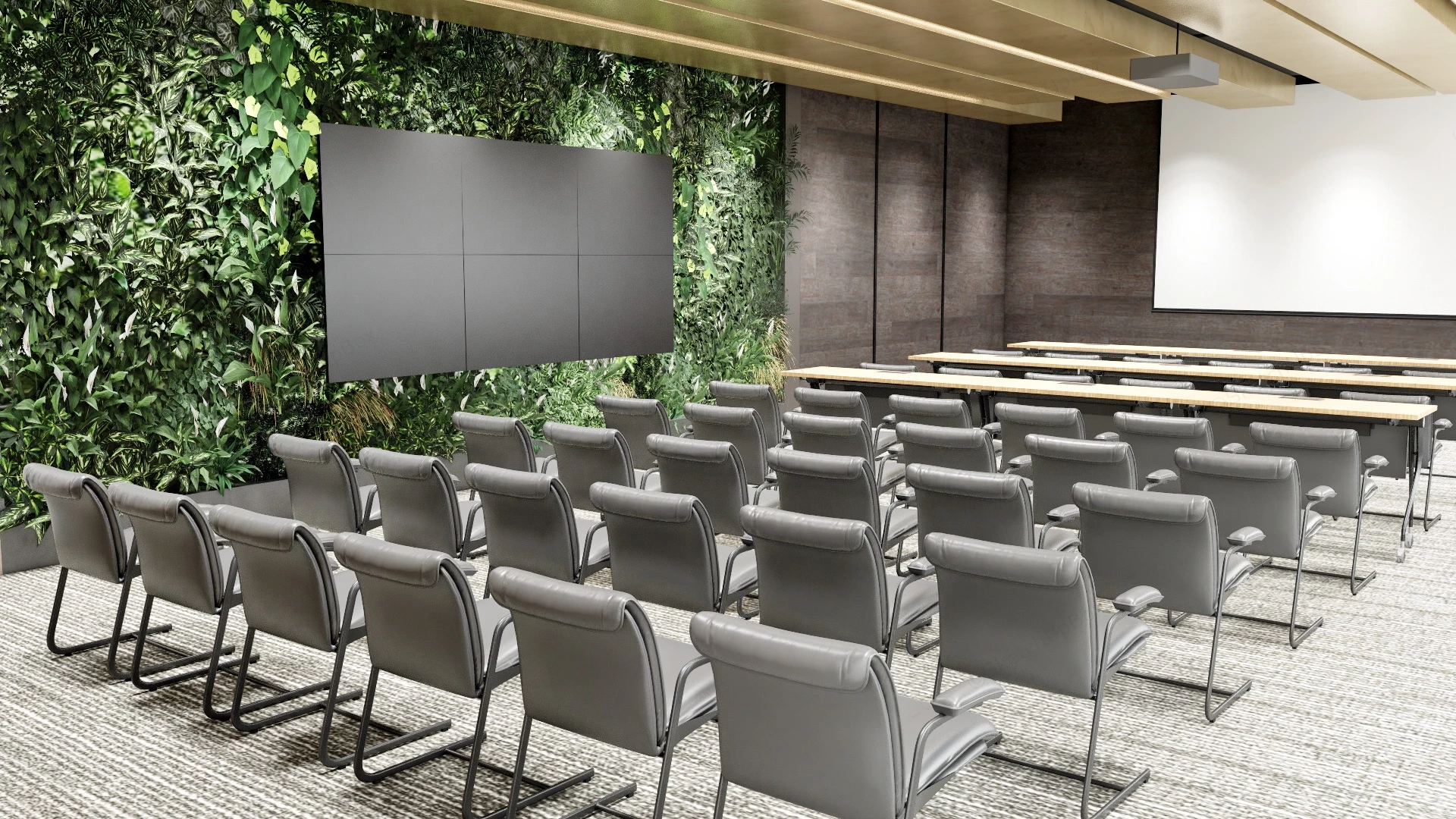 Corporate Training Room sketchup model preview - SketchupBox