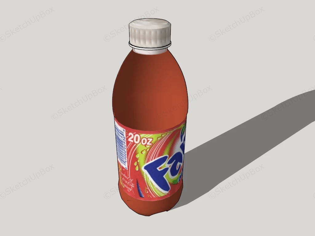 Fanta Apple Soda sketchup model preview - SketchupBox