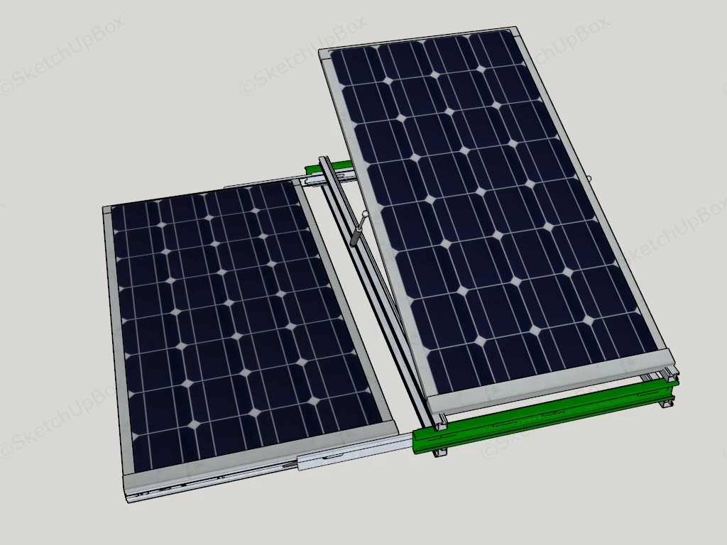 Solar Panel Mounting Frame sketchup model preview - SketchupBox