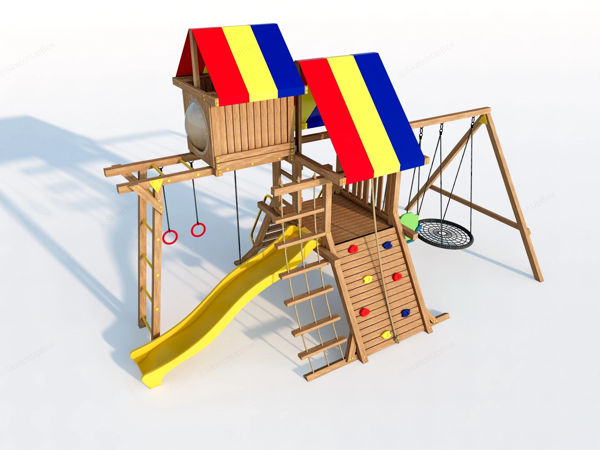Kids Playset sketchup model preview - SketchupBox