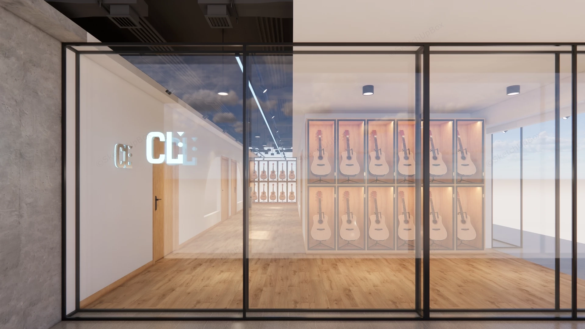 Music Classroom Ideas sketchup model preview - SketchupBox