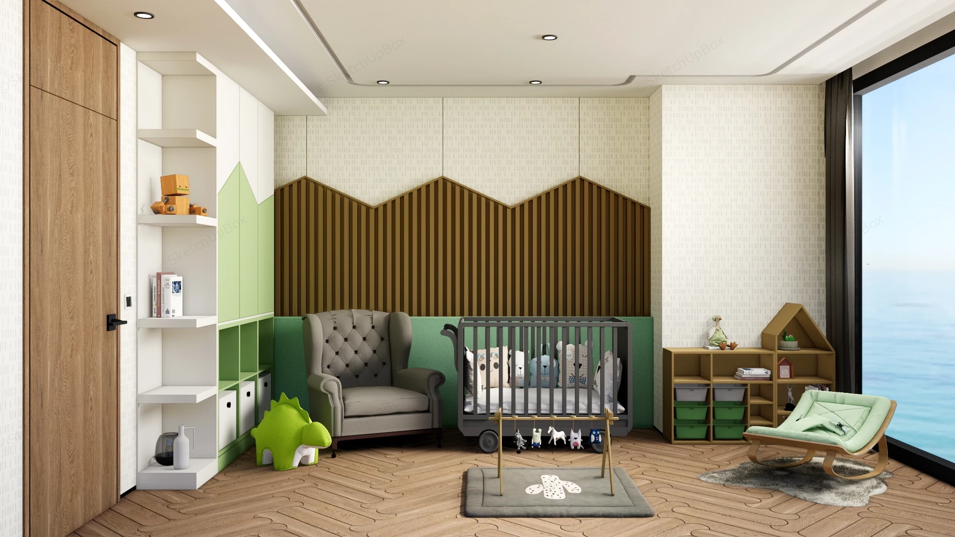 Baby Room Ideas sketchup model preview - SketchupBox