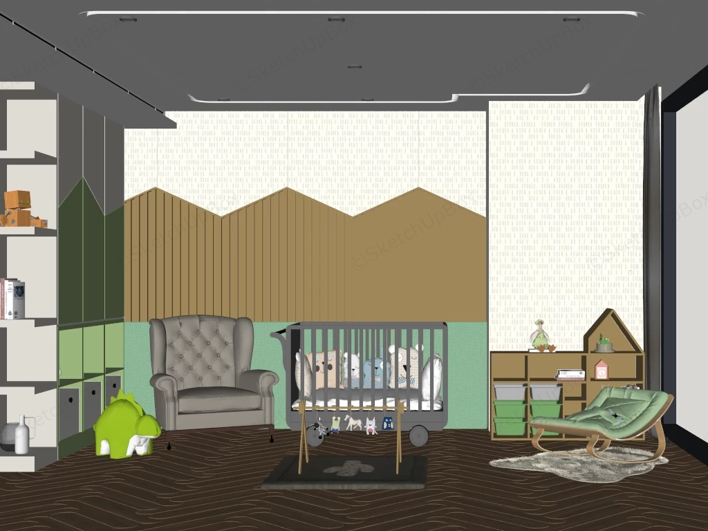 Baby Room Ideas sketchup model preview - SketchupBox