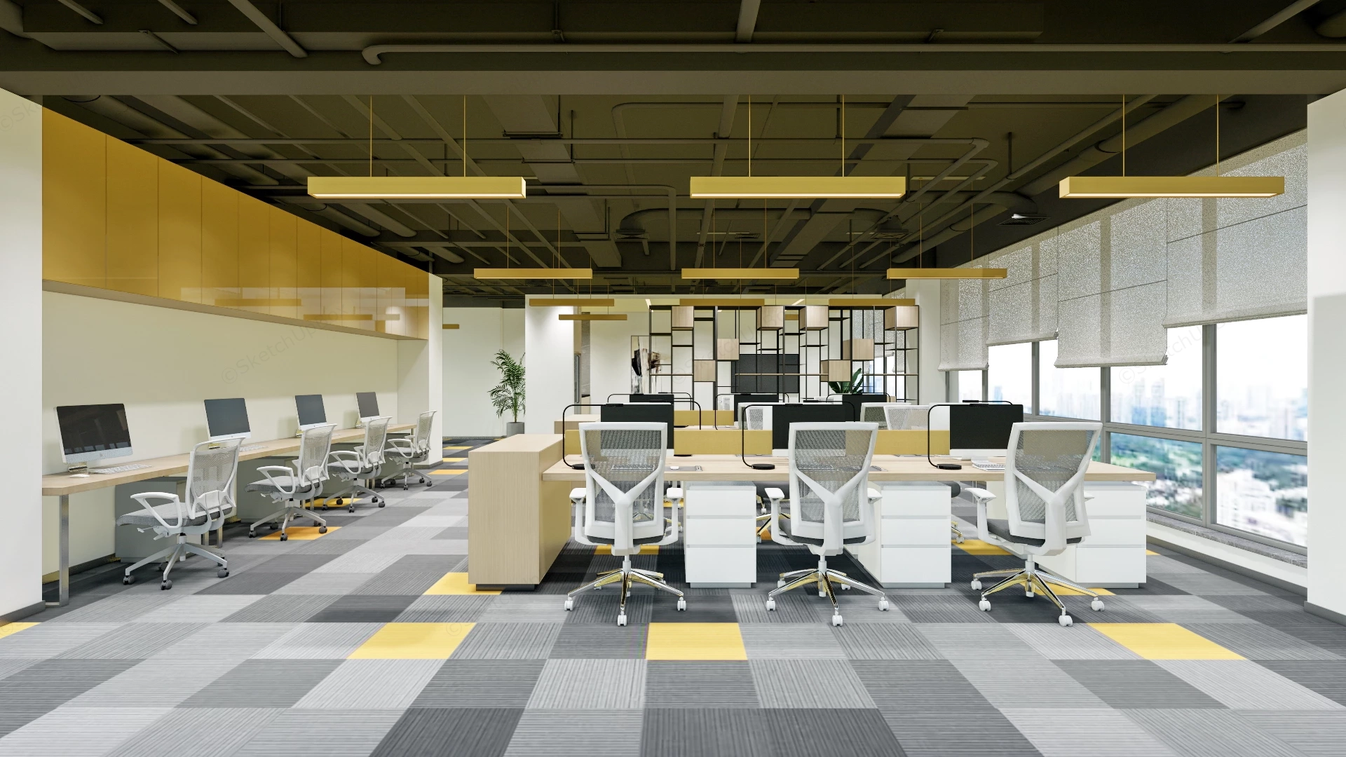 Corporate Office Design Ideas sketchup model preview - SketchupBox