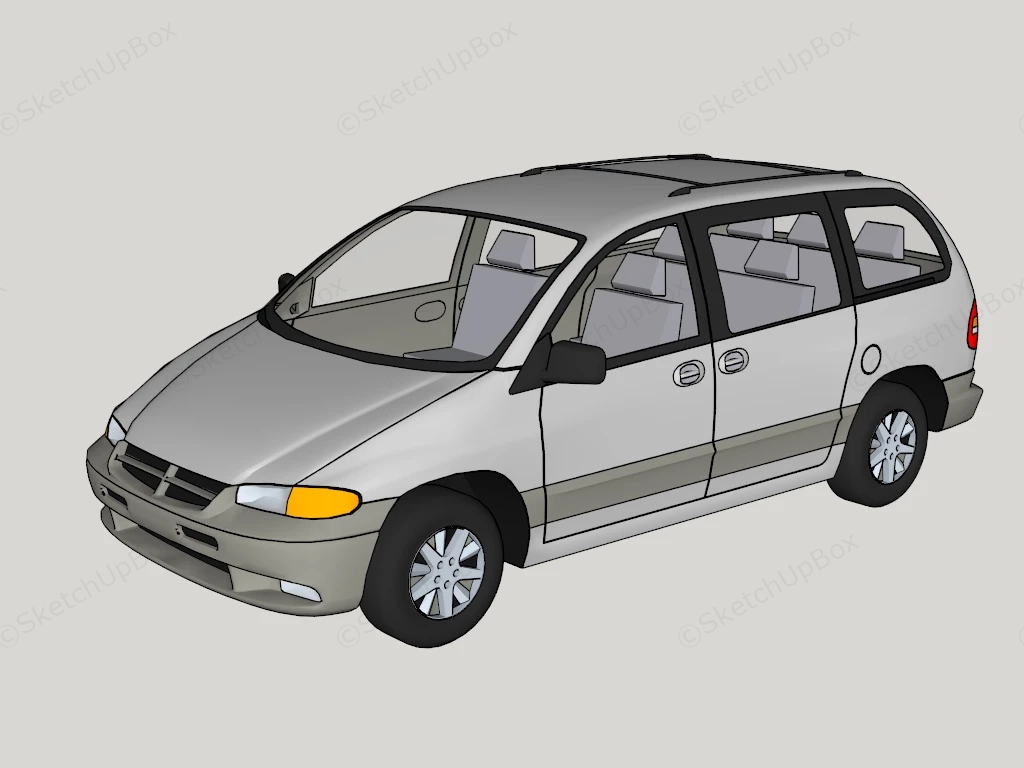 Compact MPV sketchup model preview - SketchupBox