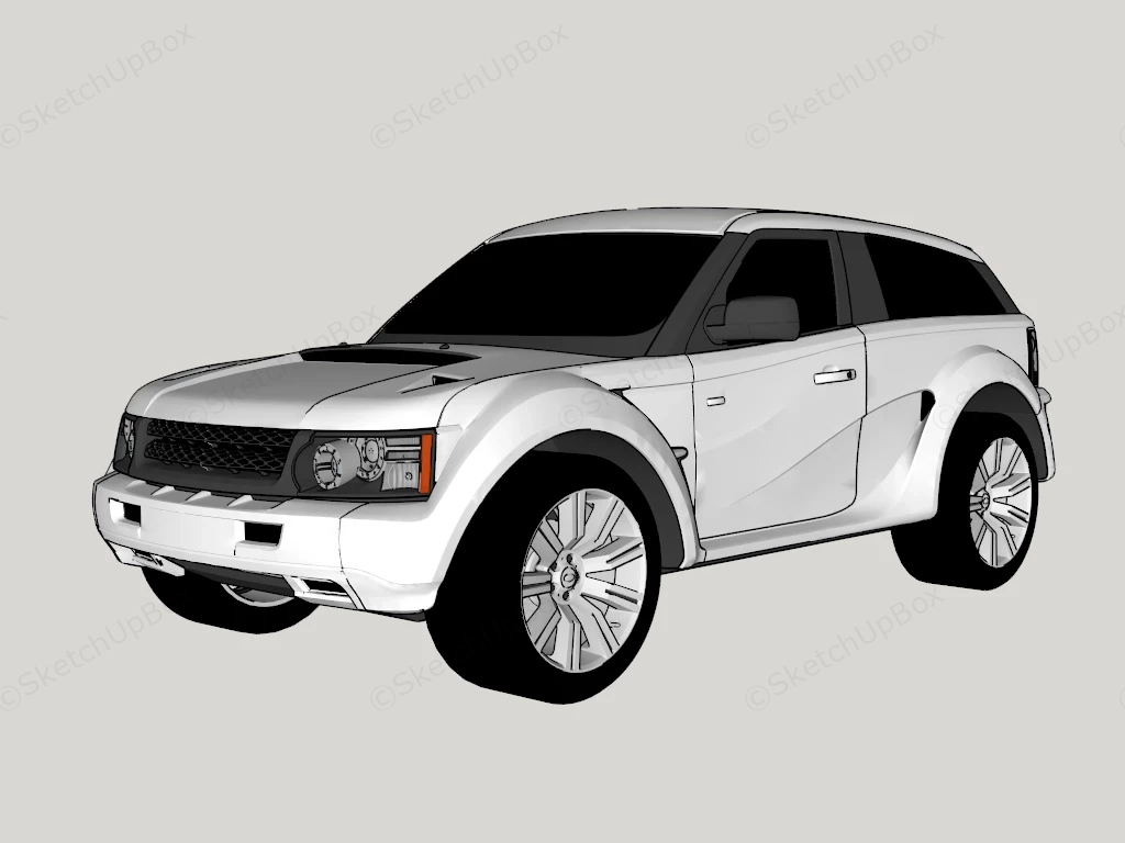 Two Door SUV sketchup model preview - SketchupBox