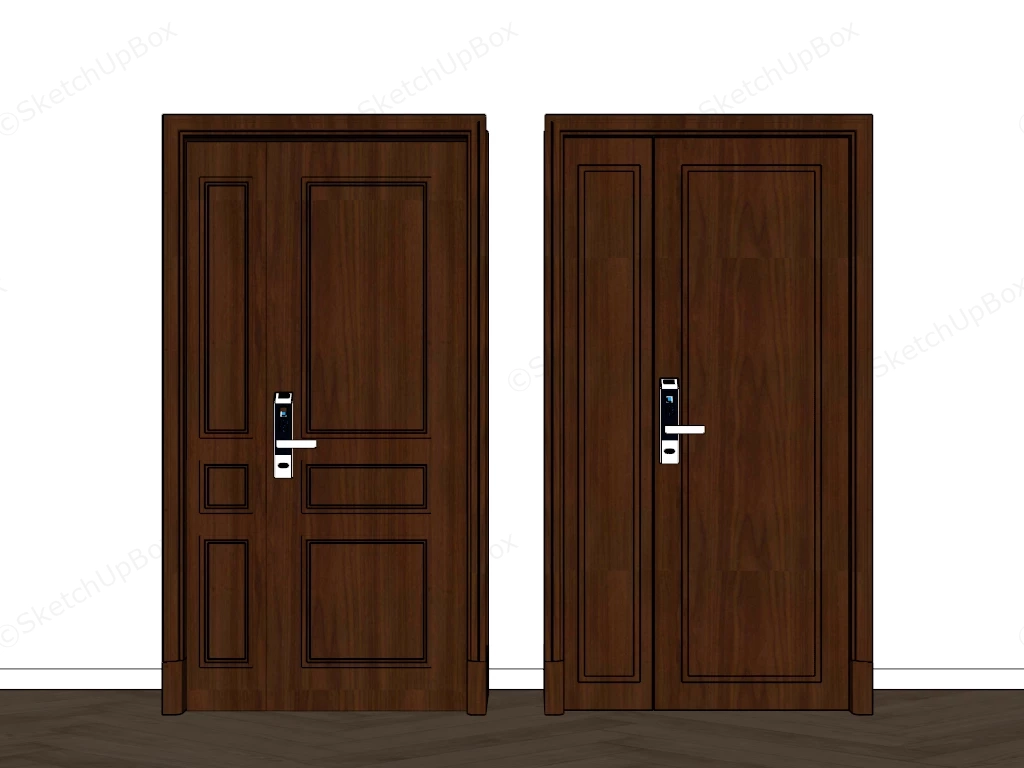 High Security Entry Doors sketchup model preview - SketchupBox