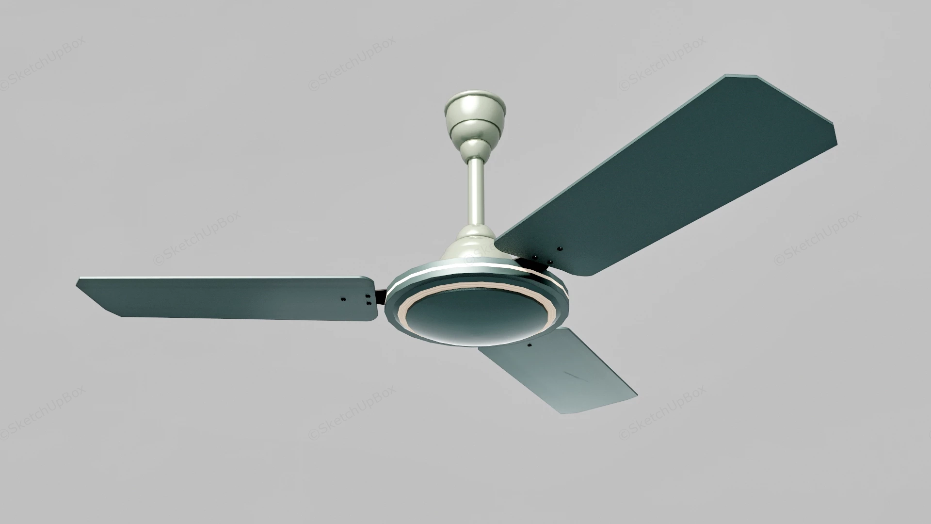 Retro Ceiling Fan sketchup model preview - SketchupBox
