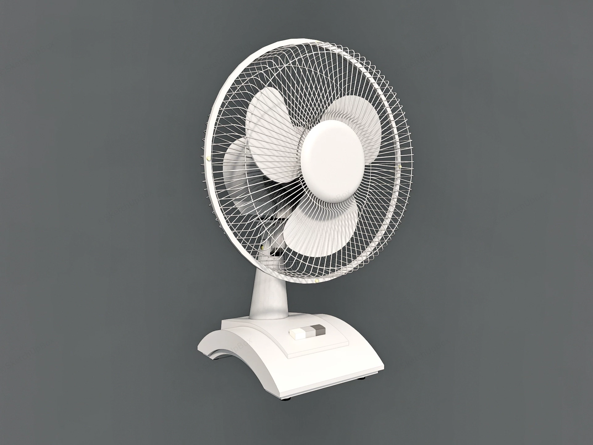 Electric Table Fan sketchup model preview - SketchupBox