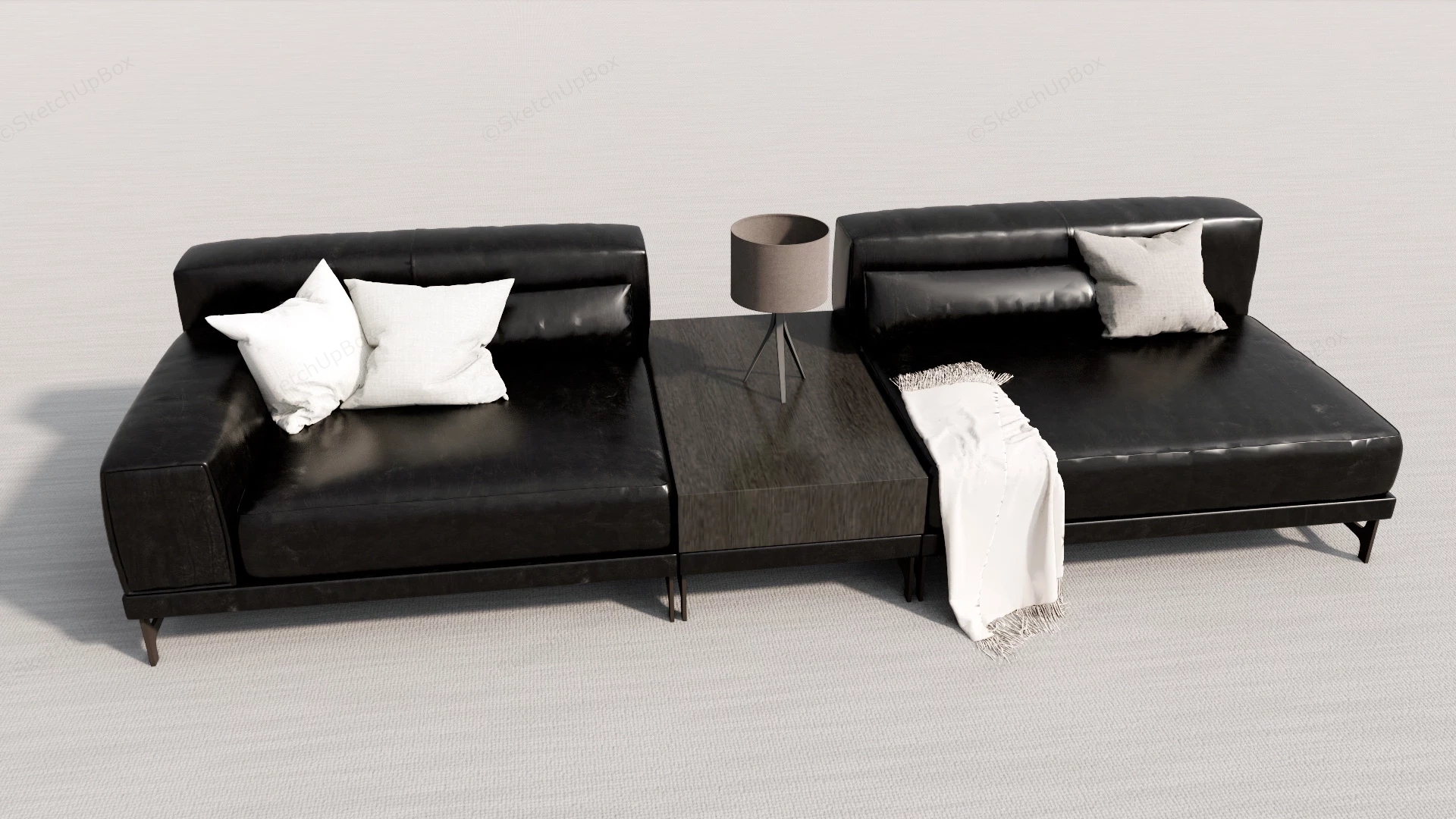 Office Reception Sofa sketchup model preview - SketchupBox