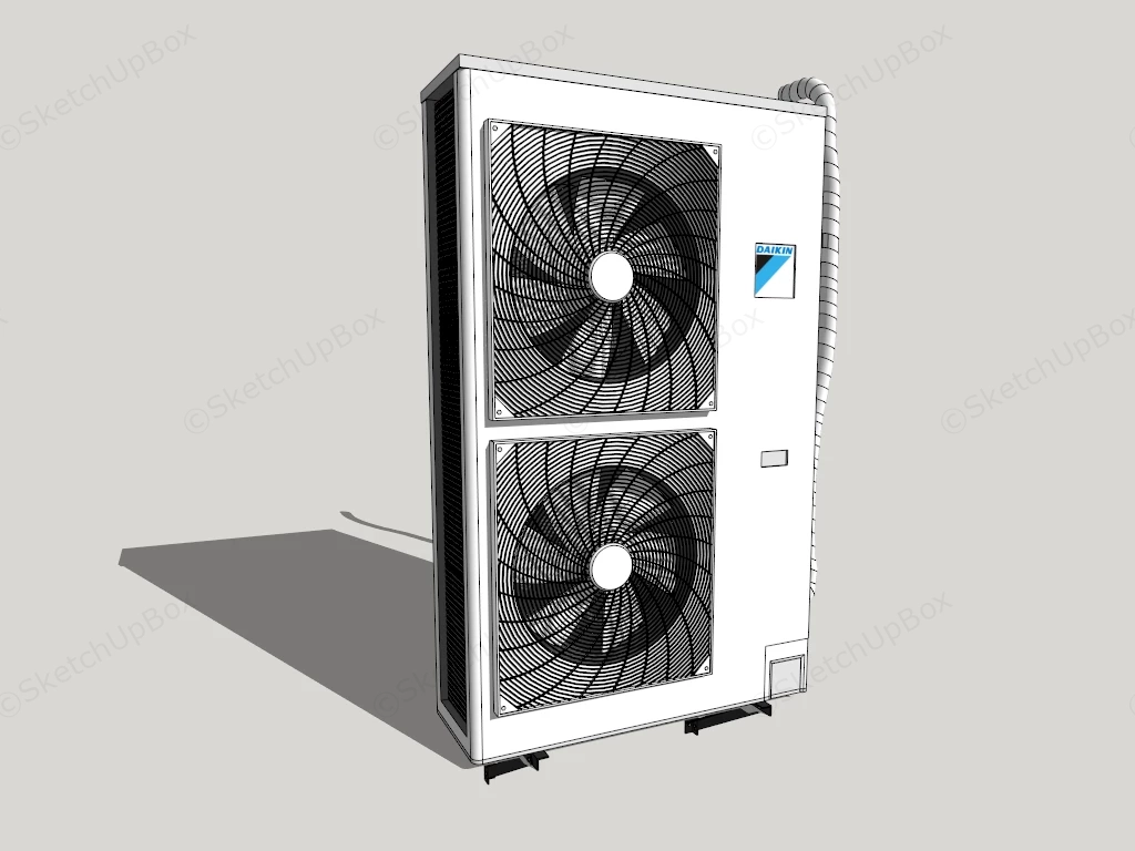 Daikin Air Conditioning Unit sketchup model preview - SketchupBox