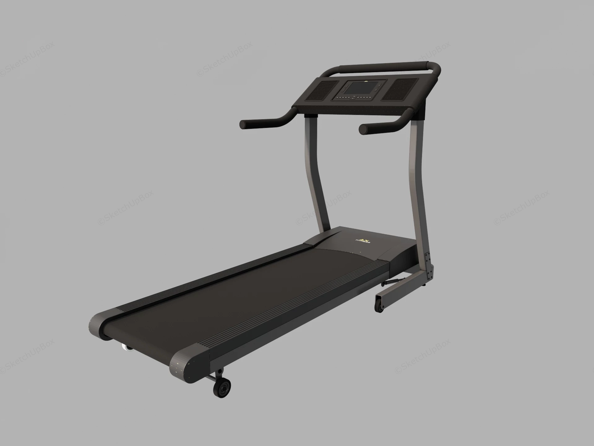 Treadmill Exercise Equipment sketchup model preview - SketchupBox