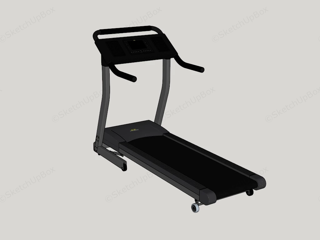 Treadmill Exercise Equipment sketchup model preview - SketchupBox