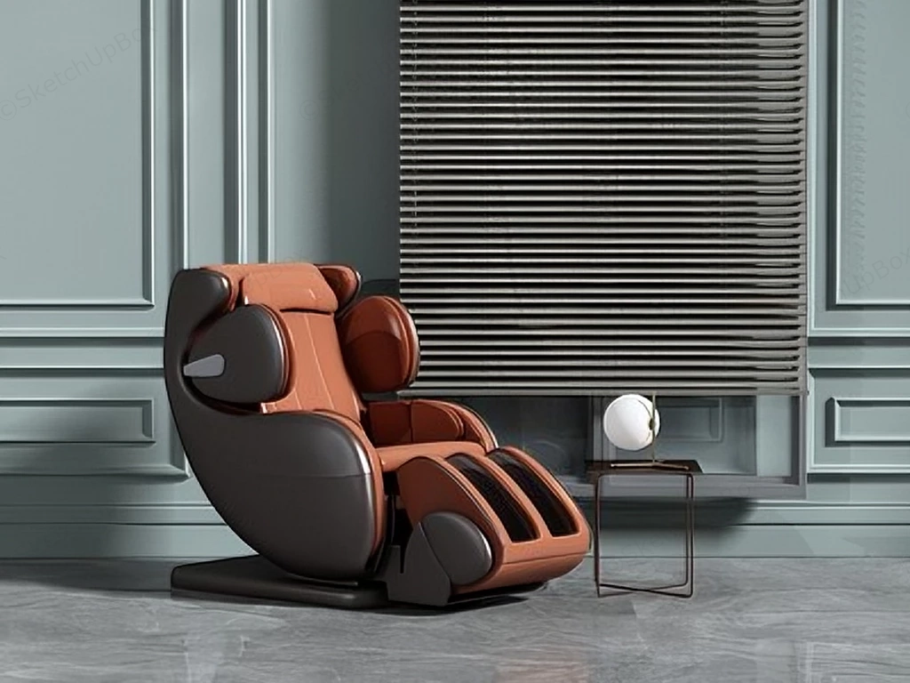 Full Body Massage Chair sketchup model preview - SketchupBox