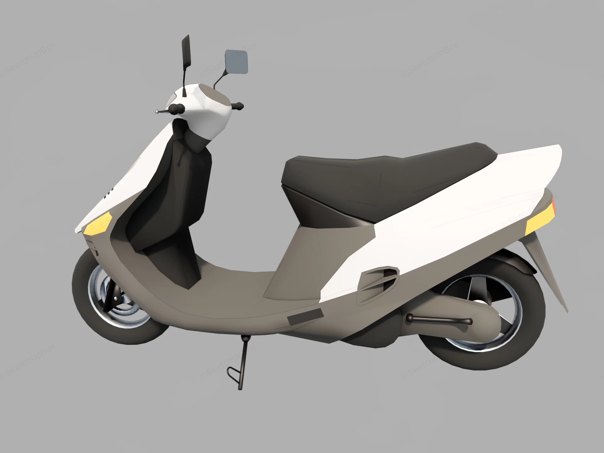Honda Dio Scooter sketchup model preview - SketchupBox
