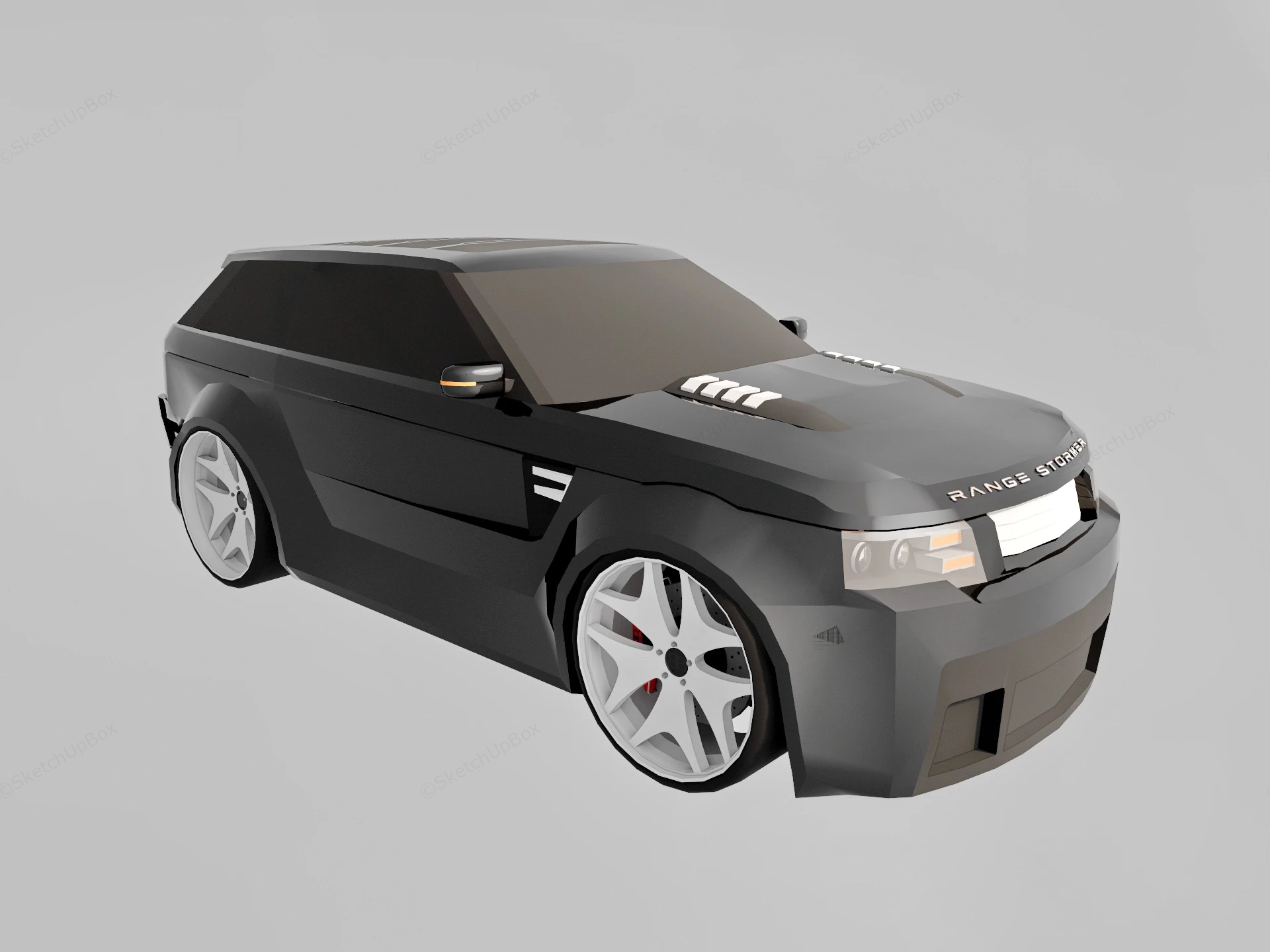 Land Rover Range Stormer Concept sketchup model preview - SketchupBox