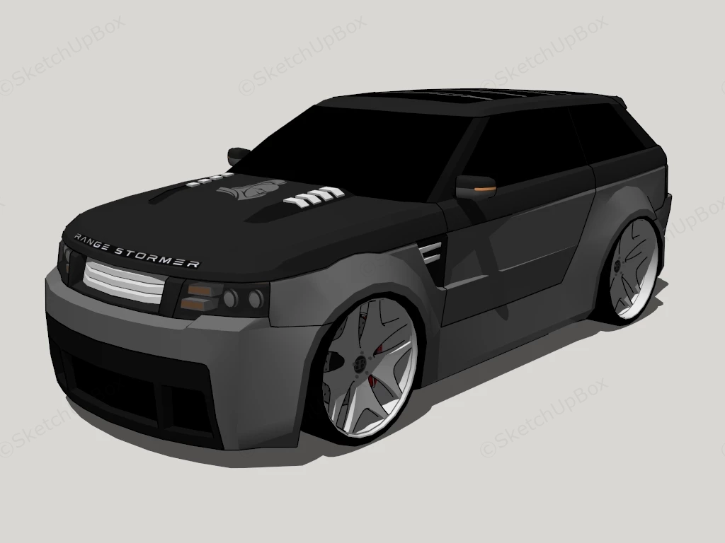 Land Rover Range Stormer Concept sketchup model preview - SketchupBox