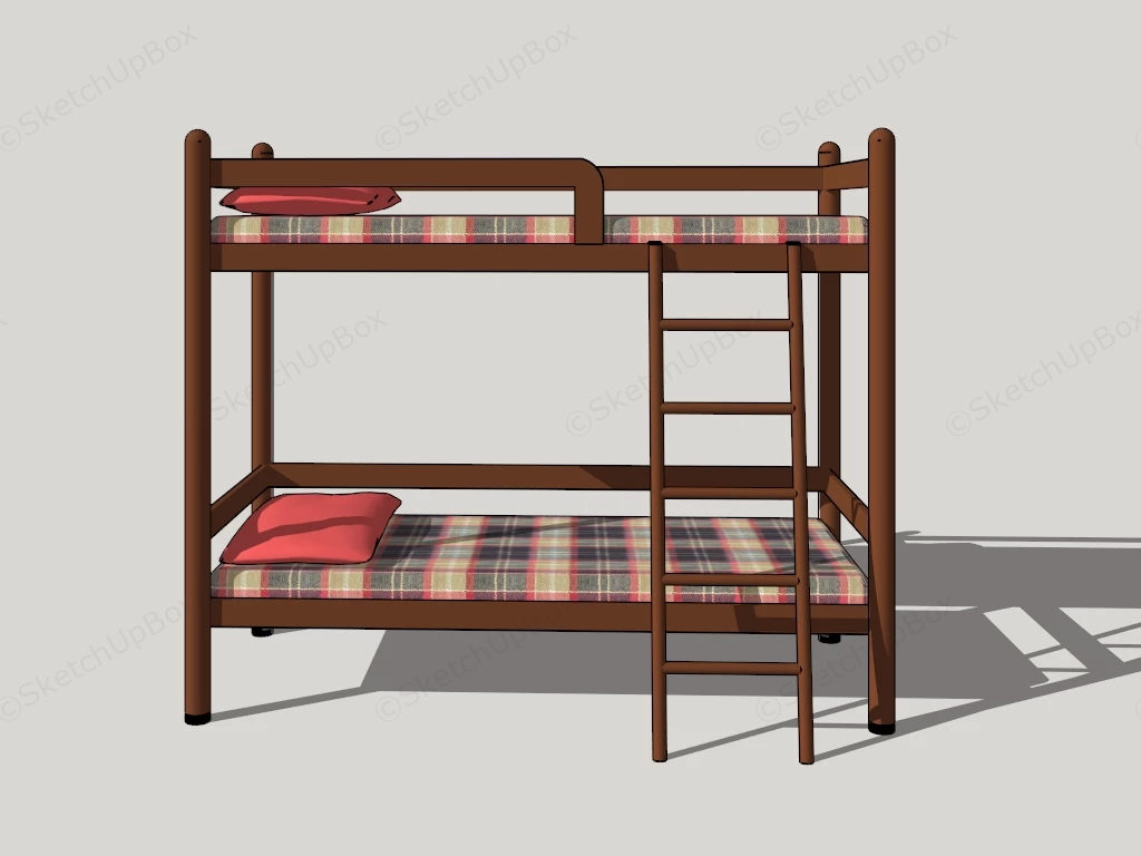 Adult Bunk Beds sketchup model preview - SketchupBox