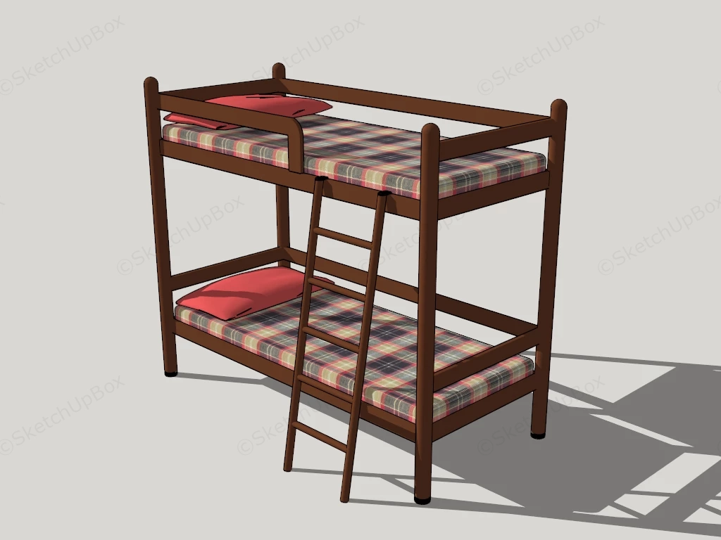 Adult Bunk Beds sketchup model preview - SketchupBox