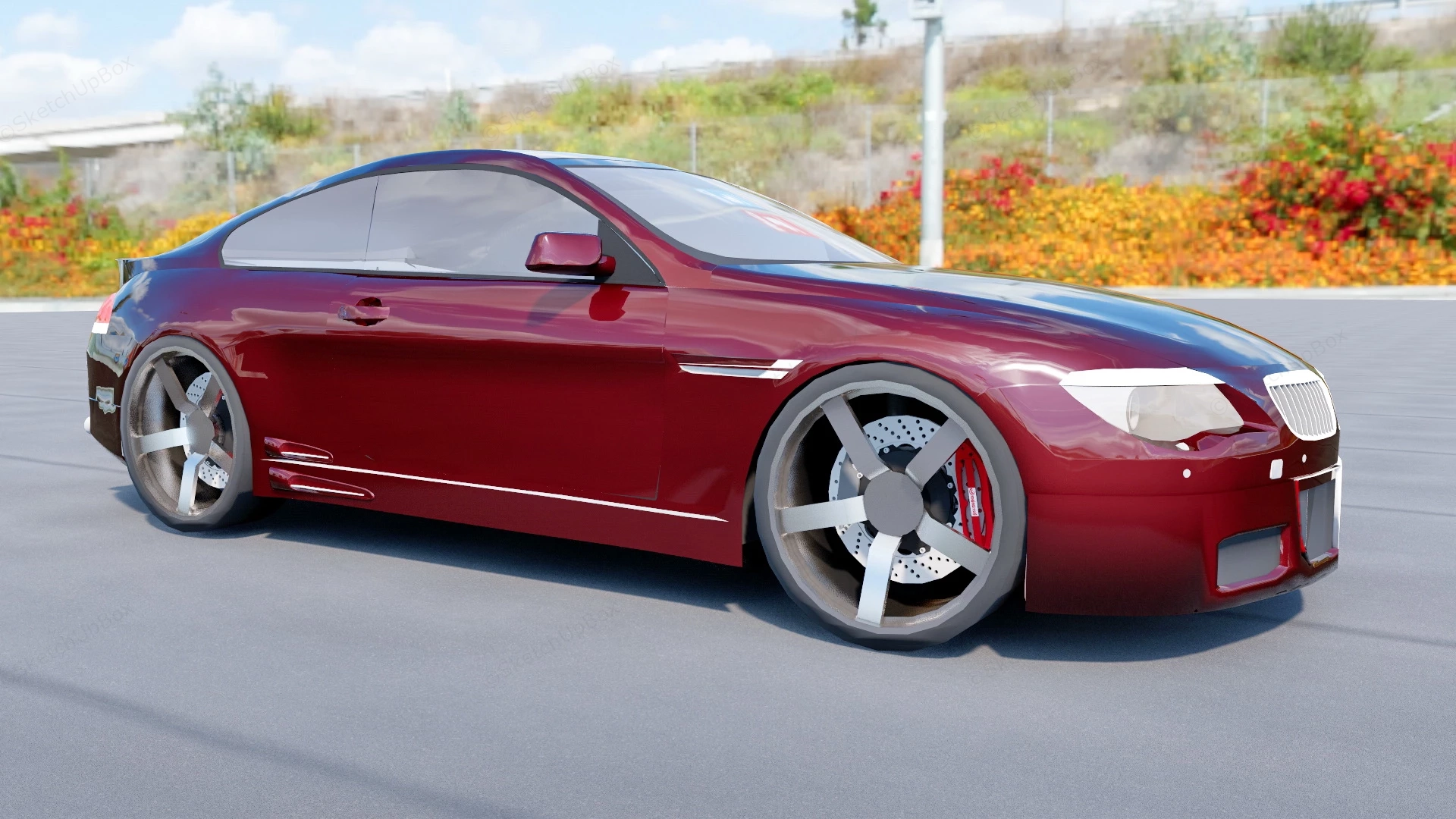BMW M6 AC Schnitzer sketchup model preview - SketchupBox