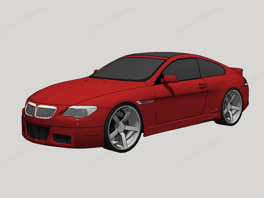 BMW M6 AC Schnitzer sketchup model preview - SketchupBox